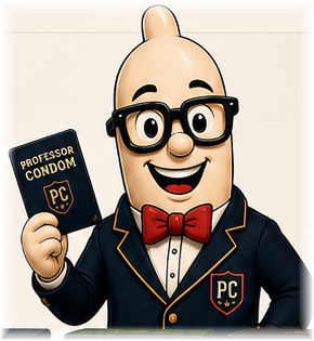 Professor Condom mascot